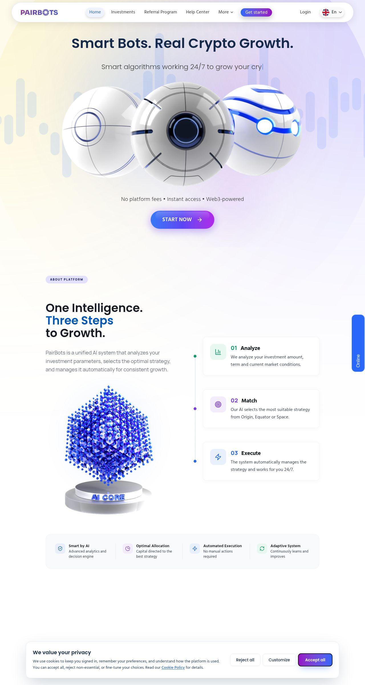HYIP game PairBots