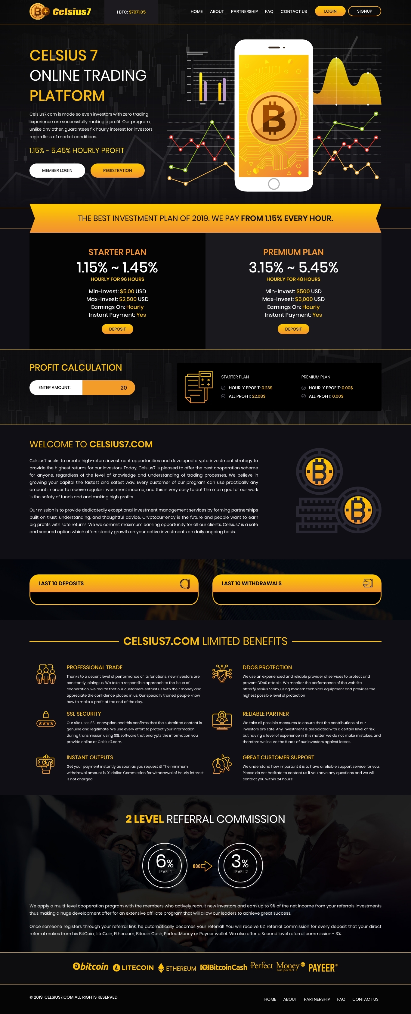Invest project Celsius7