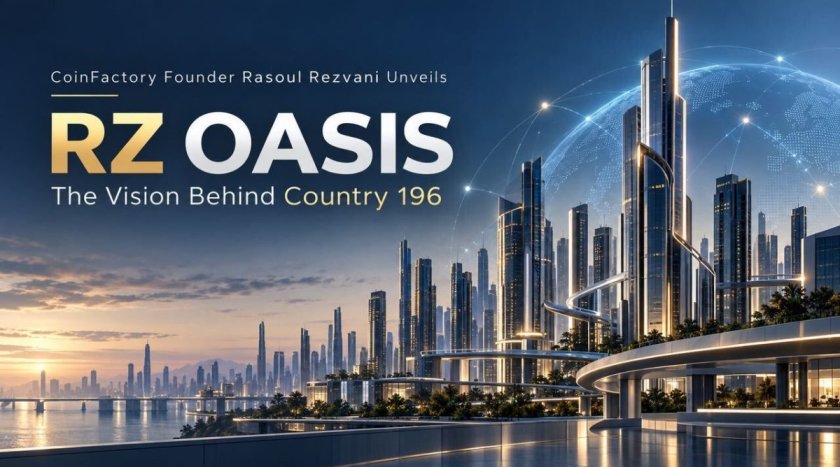 CoinFactory Founder Rasoul Rezvani Unveils the Vision Behind RZ Oasis