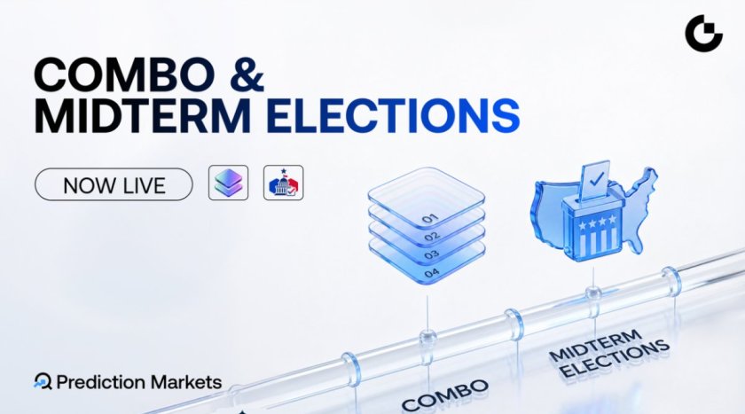Gate Upgrades Prediction Markets: Introducing Combo Trading And U.S. Midterm Elections Hub